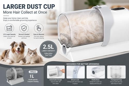 pet grooming vacuum kit